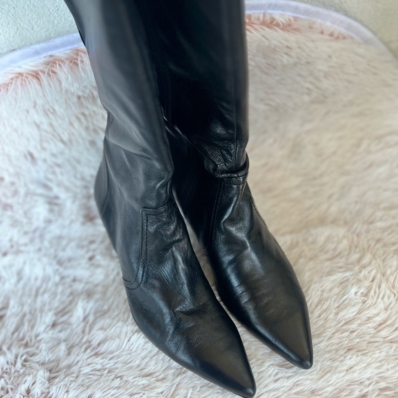 Anne Klein iflex Vintage knee length Black Boots - Picture 5 of 5